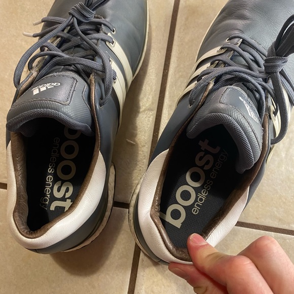 Adidas Tour 360 Boost 2.0 Onix/Cloud White/Core Black - Picture 3 of 8